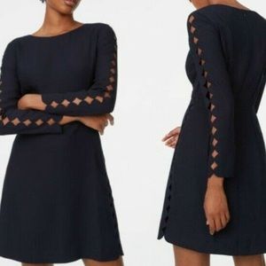 Club Monaco Navy Cutouts Mini Dress